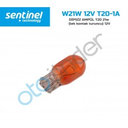 W21W Tek Duy Dipsiz Ampül T20-1a 21w Turuncu