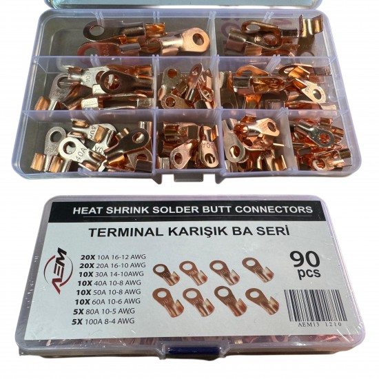 TERMINAL KARIŞIK BA SERİ (90 ADET) AEM13 1210