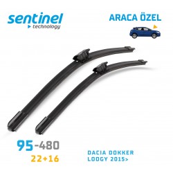 Araca Özel Silecek Takımı Dacıa Dokker-lodgy 2015>,, 22" 16" 95-480