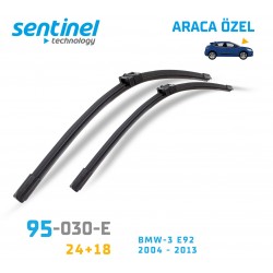 Araca Özel Silecek Takımı Bmw-3 F30 2010, F34 2013, E90 2009->x1 E84, 2009-2015, Benz Cla C117 2013-2015, A-class W176 2012>, Gla X156 2014-2015,, 24" 19" 95-031