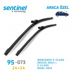 Araca Özel Silecek Takımı Mercedes E-class (W212) 2014->C-Class W204 2013->,,24" 24" 95-073