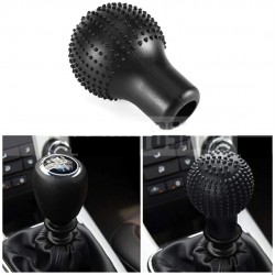 Silikon Vites Topuz Kılıfı Masajlı Siyah Yuvarlak