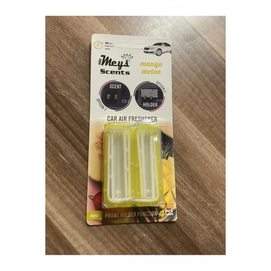 Klips Havalandırma Petek Kokusu Mango Melon Sarı