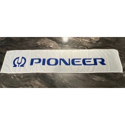 Pioneer Yazılı Torpido Havlusu Beyaz