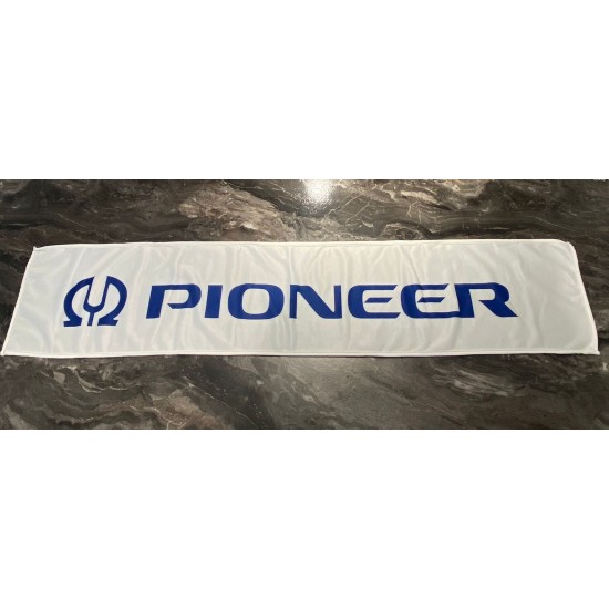 Pioneer Yazılı Torpido Havlusu Beyaz